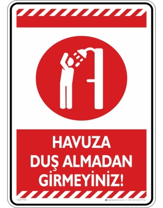 Havuza Duş Almadan Girmeyiniz
