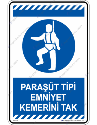 Paraşüt Tipi Emniyet Kemerini Tak