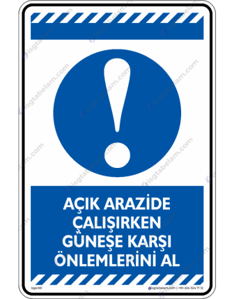 Açık Arazide Çalışırken Güneşe Karşı Önlemlerini Al
