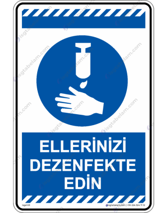 Ellerinizi Dezenfekte Ediniz