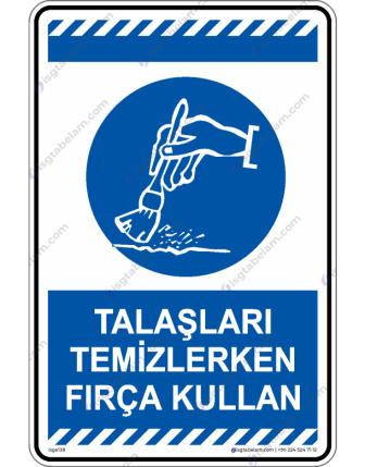 Talaşları Temizlerken Fırça Kullanın