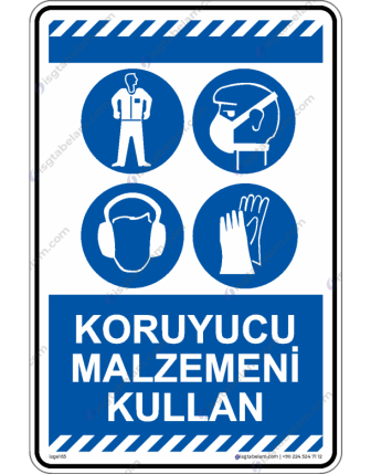 Koruyucu Malzemeni Kullan
