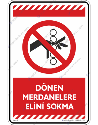 Dönen Merdaneye Elini Sokma