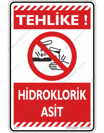 Tehlike! Hidroklorik Asit