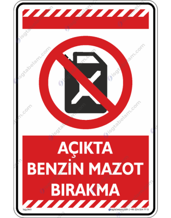 Açıkta Benzin Mazot Bırakma