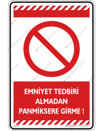 Emniyet Tedbirlerini Almadan Panmiksere Girme