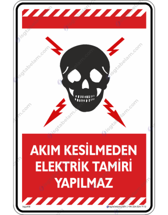 Akım Kesilmeden Elektrik Tamiri Yapılmaz