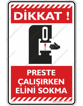 Preste Çalışırken Elini Sokma