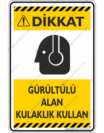 Gürültülü Alan Kulaklık Kullan