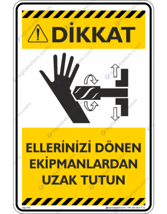 Ellerinizi Dönen Ekipmanlardan Uzak Tutun
