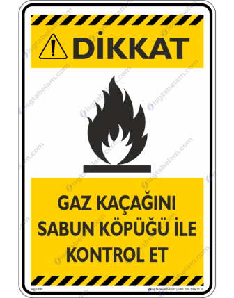 Gaz Kaçağını Sabun Köpüğü ile Kontrol Et