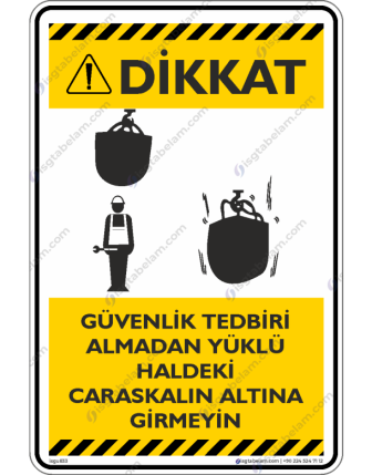 Güvenlik Tedbiri Almadan Yüklü Haldeki Caraskalın Altına Girmeyin