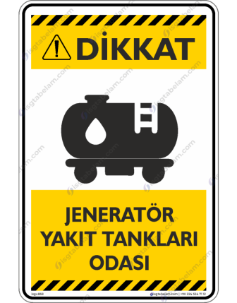 Jeneratör Yakıt Tankları Odası