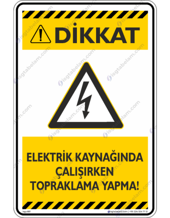Elektrik Kaynağında Çalışırken Topraklama Yapın