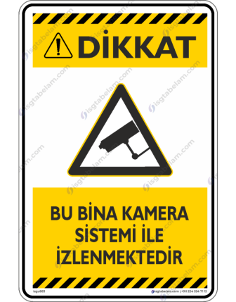 Bu bina Kamera Sistemi İle İzlenmektedir