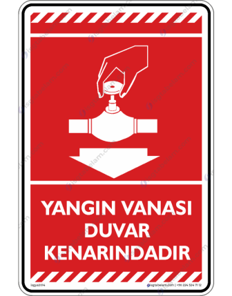 Yangın Vanası Duvar Kenarındadır