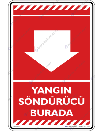 Yangın Söndürücü Burada
