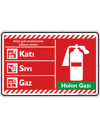 Holon Gazlı Söndürücünün Kullanım Alanları